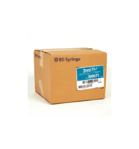 3ML SYRINGE WITH 25G 1 NEEDLE (50 BOX) - SYND50 3ML SYRINGE WITH 25G 1 NEEDLE (50 BOX) - SYND50 -