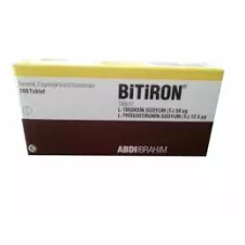 Bitiron (T3-T4 mix) 100 Tablets Abdi Ibr...