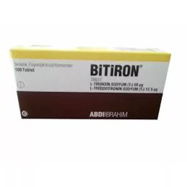 Bitiron (T3-T4 mix) 100 Tablets Abdi Ibrahim