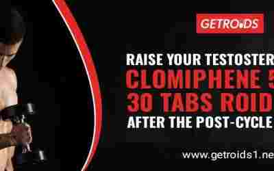 Raise Your Testosterone with Clomiphene 50 Mg 30 Tabs Roid Plus after The Post-Cycle Therapy
