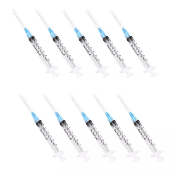 SYRINGES 3ML 1.5IN 10 PIECE Crowx Labs USA