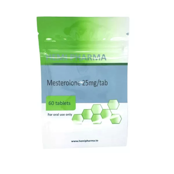 Mesterolone 25mg/tab Hemi Pharma UK - MPROHMU - Hemi Pharma UK