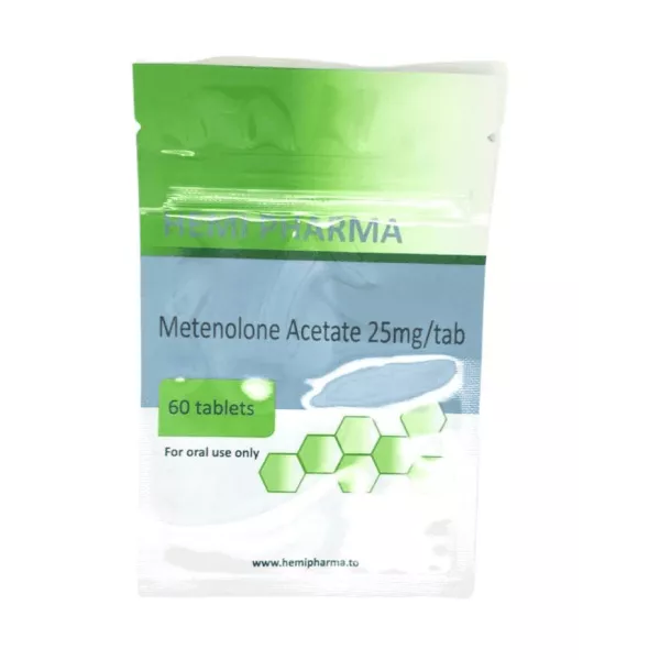 Methenolone Acetate 25mg/tab Hemi Pharma UK - MAHPUK - Hemi Pharma UK