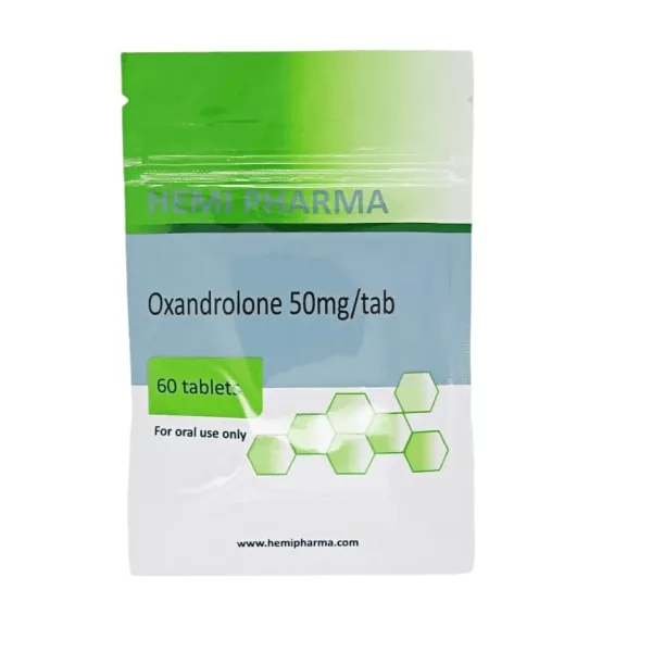 Oxandrolone 50mg/tab Hemi Pharma UK