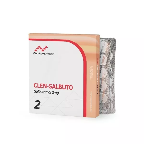 Clen-Salbuto 2 mg 50 Tabs Nakon Medical USA