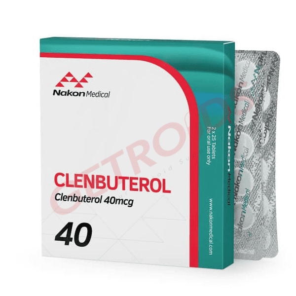 Clenbuterol 40mcg 50 Tablets Nakon Medic...