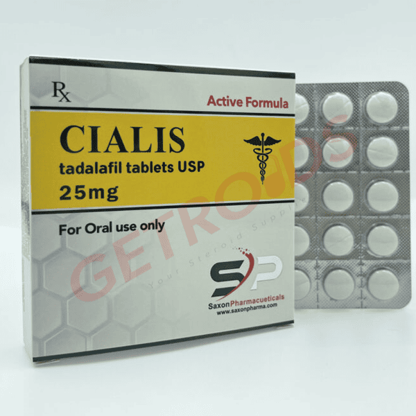Cialis 25 mg 50 Tablets Saxon Pharma USA