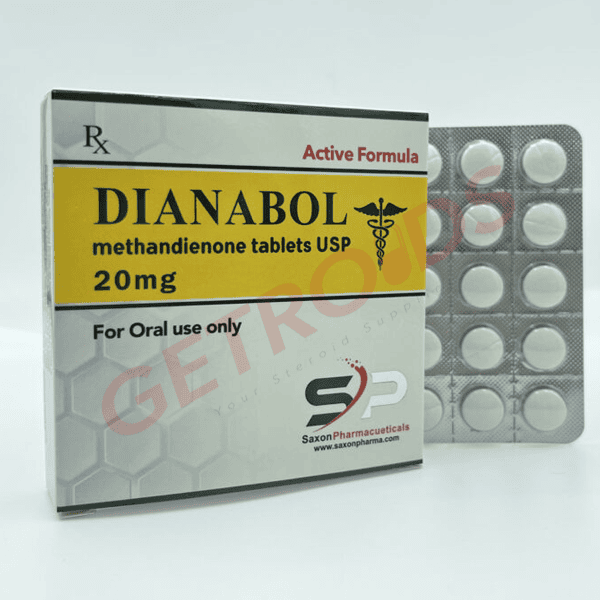 Dianabol 20 mg 50 Tablets Saxon Pharma USA