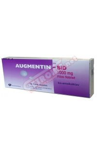 Augmentin 1000 mg 14 Tablets Glaxosmithkline