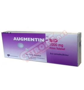 Augmentin 1000 mg 14 Tablets Glaxosmithkline