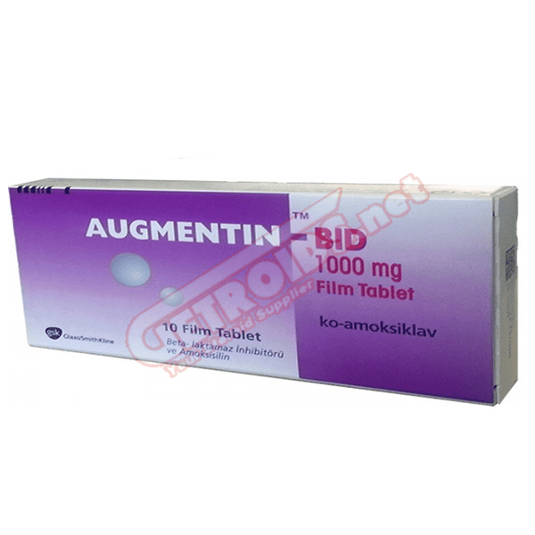 Augmentin 1000 mg 14 Tablets Glaxosmithkline