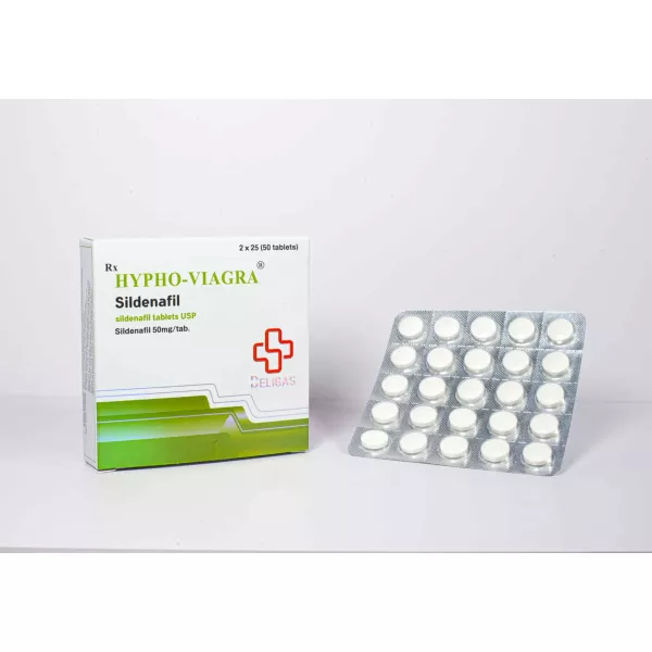 Hypho Viagra 100 mg 50 Tablets Beligas Pharma INT