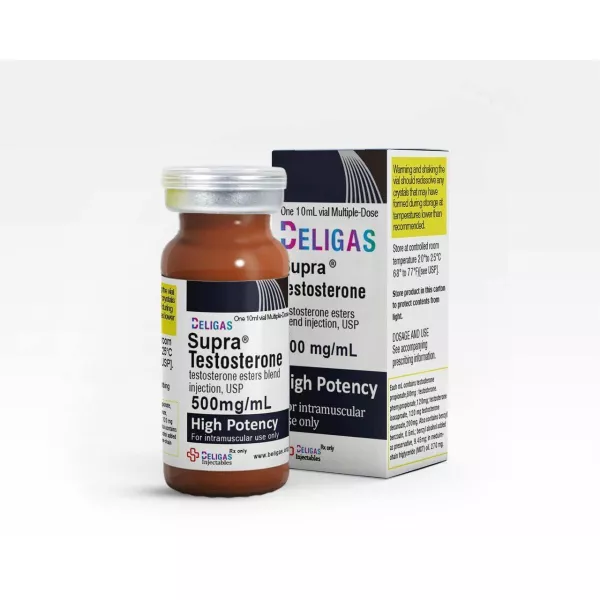 Supra® Testosterone 500 mg 10 ml Beligas Pharma INT
