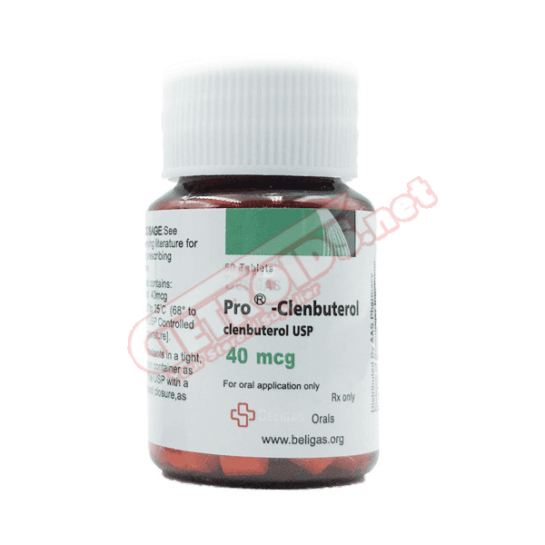 Clenbuterol 40 mcg 50 Tablets Beligas