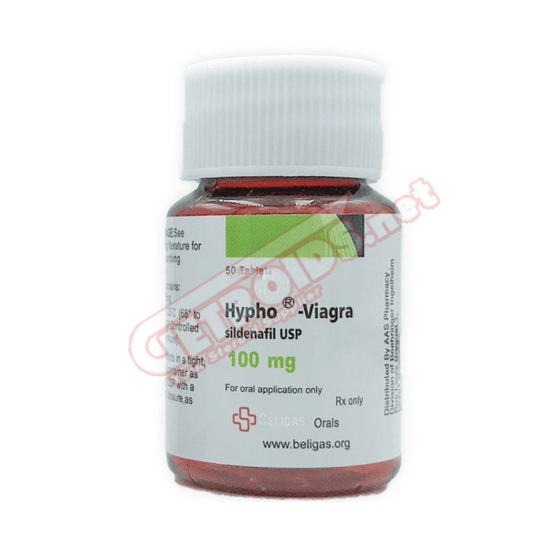Hypho Viagra 100 mg 50 Tablets Beligas Pharma USA