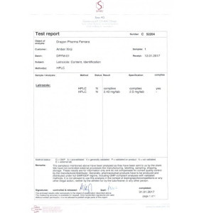 Femara 2.5 mg 100 Tablets Dragon Pharma
