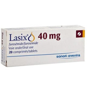 Lasix Tablet 12 Tablets 40 Mg Sanofi Aventis Exp