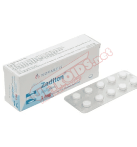 Zaditen (Ketotifen) 30 Tablets 1Mg Novartis