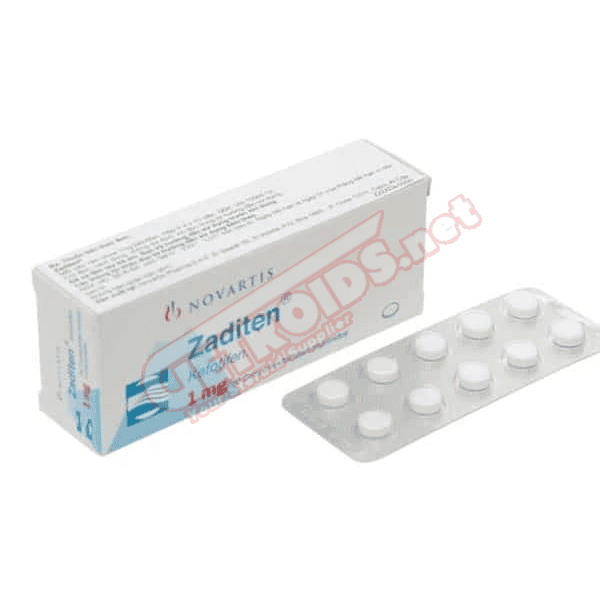 Zaditen (Ketotifen) 30 Tablets 1Mg Novartis