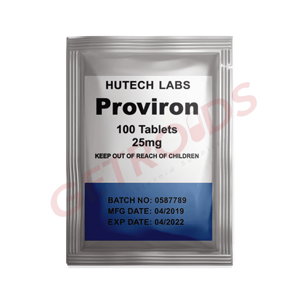 Proviron 25 Mg 100 Tablets Hutech Labs USA