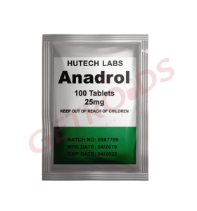Anadrol 25 mg 100 Tablets Hutech Labs USA
