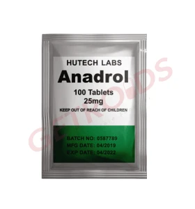 Anadrol 25 mg 100 Tablets Hutech Labs USA