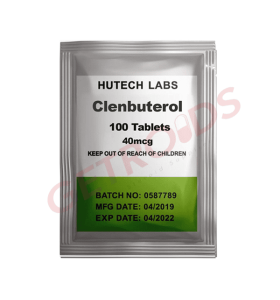 Clenbuterol 40 mcg 100 Tablets Hutech Labs USA - CLEHUT Clenbuterol 40 mcg 100 Tablets Hutech Labs USA - CLEHUT - Hutech Labs USA