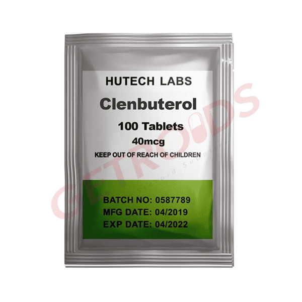 Clenbuterol 40 mcg 100 Tablets Hutech La...