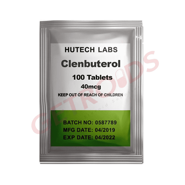 Clenbuterol 40 mcg 100 Tablets Hutech Labs USA