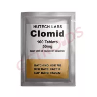 Clomid 50 mg 100 Tablets Hutech Labs USA