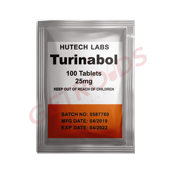 Turinabol 25 mg 100 Tablets Hutech Labs USA