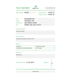 TESTOMED C 250 Deus Medical - DEUTC - Deus Medical