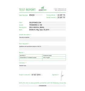 TRENBOMED A 100 Deus Medical - DMTR - Deus Medical