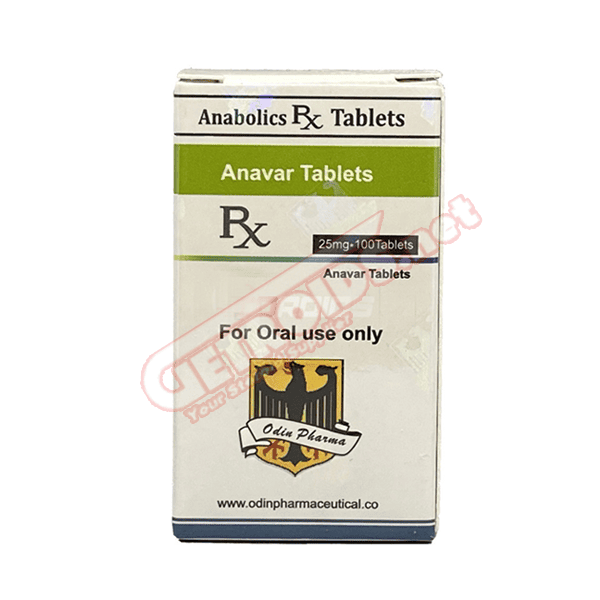 Anavar 25 mg 100 Tablets Odin Pharma