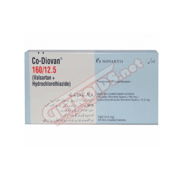 Co-Diovan 160/12,5 mg 28 Tablets Novartis