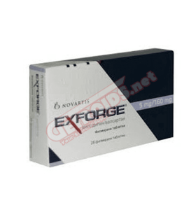 Exforge 5/160 mg 28 Tablets Novartis