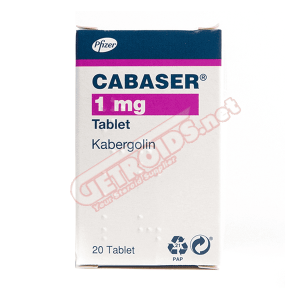 Cabaser (Dostinex) 1mg 20 Tablets Pfizer