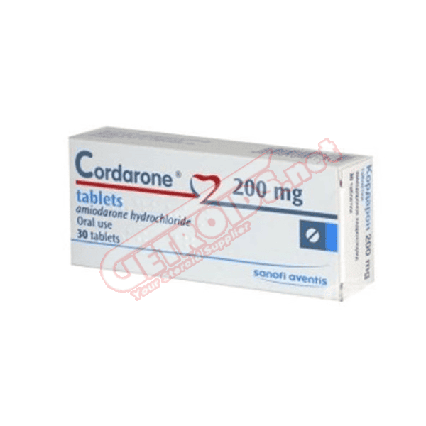 Cordarone 200 mg 30 Tablets Aventis
