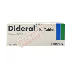 Dideral Propranolol 40 mg 50 Tablets San...