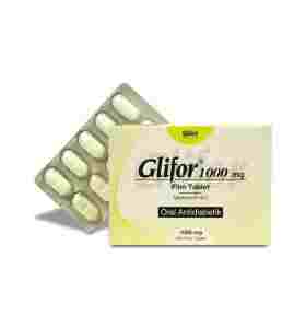 Glifor 1000 mg 100 Tablets Bilim
