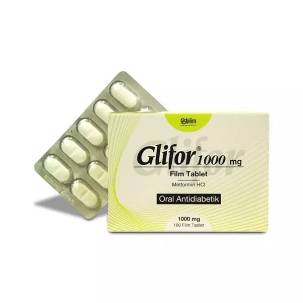 Glifor 1000 mg 100 Tablets Bilim