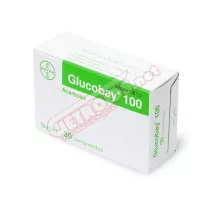 Glucobay 100 mg 90 Tablets Bayer