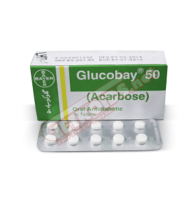 Glucobay 50 mg 90 Tablets Bayer