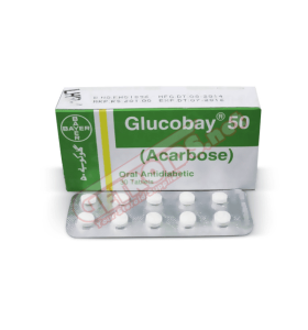 Glucobay 50 mg 90 Tablets Bayer