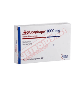 Glucophage 1000 mg 100 Tablets Merck
