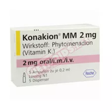 Konakion MM (Vitamin K1) 2mg 5 amps  0.2...