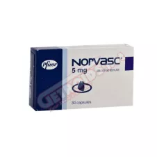 Norvasc 5 mg 30 Tablets Pfizer