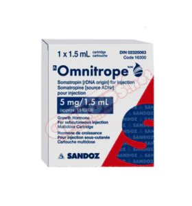 Omnitrope Somatropin 15 iu (5mg) Sandoz - PG-OM Omnitrope Somatropin 15 iu (5mg) Sandoz - PG-OM - SANDOZ