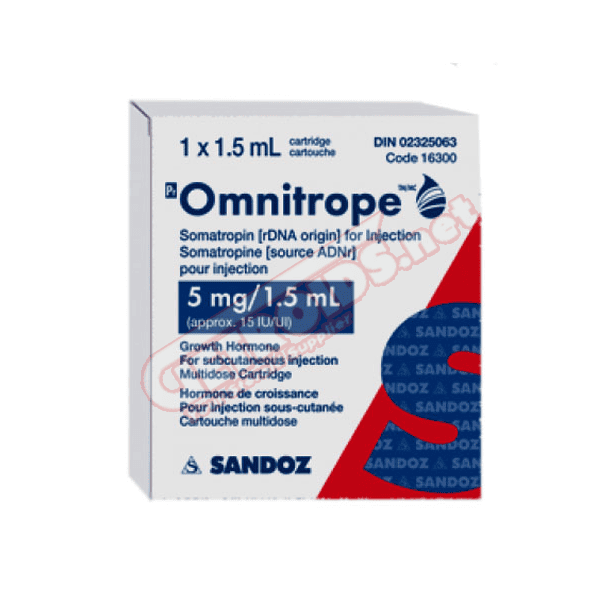 Omnitrope Somatropin 15 iu (5mg) Sandoz