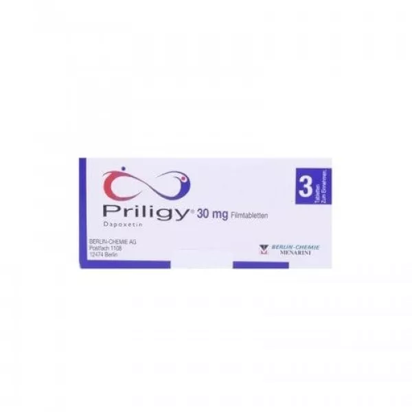 Priligy 30 mg 3 Tablets Menarini